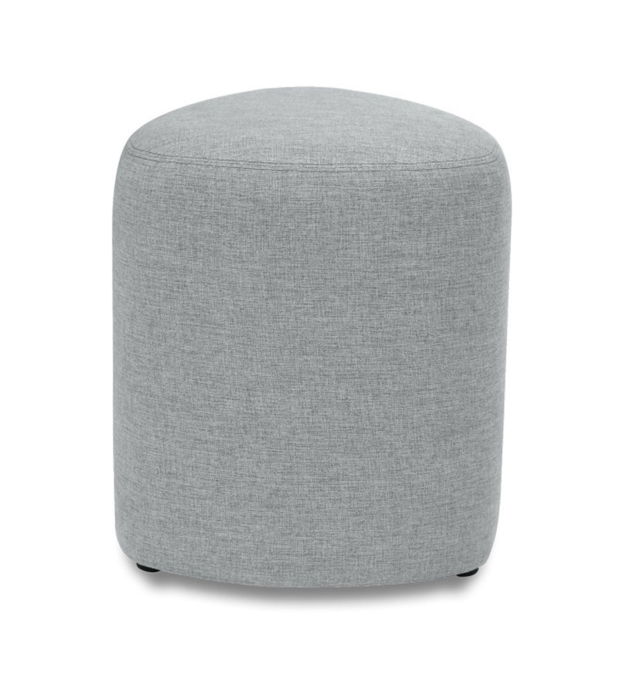 Pool Fabric Pouffe In Lit Grey Colour - Febonic Living