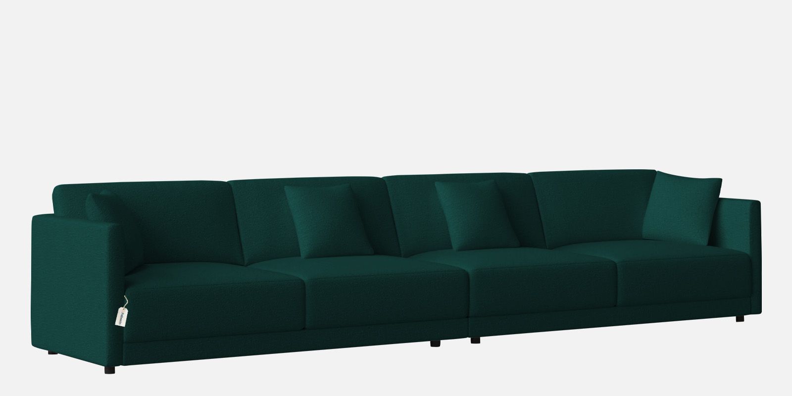 Casso Velvet 4 Seater Sofa in Forest Green Colour