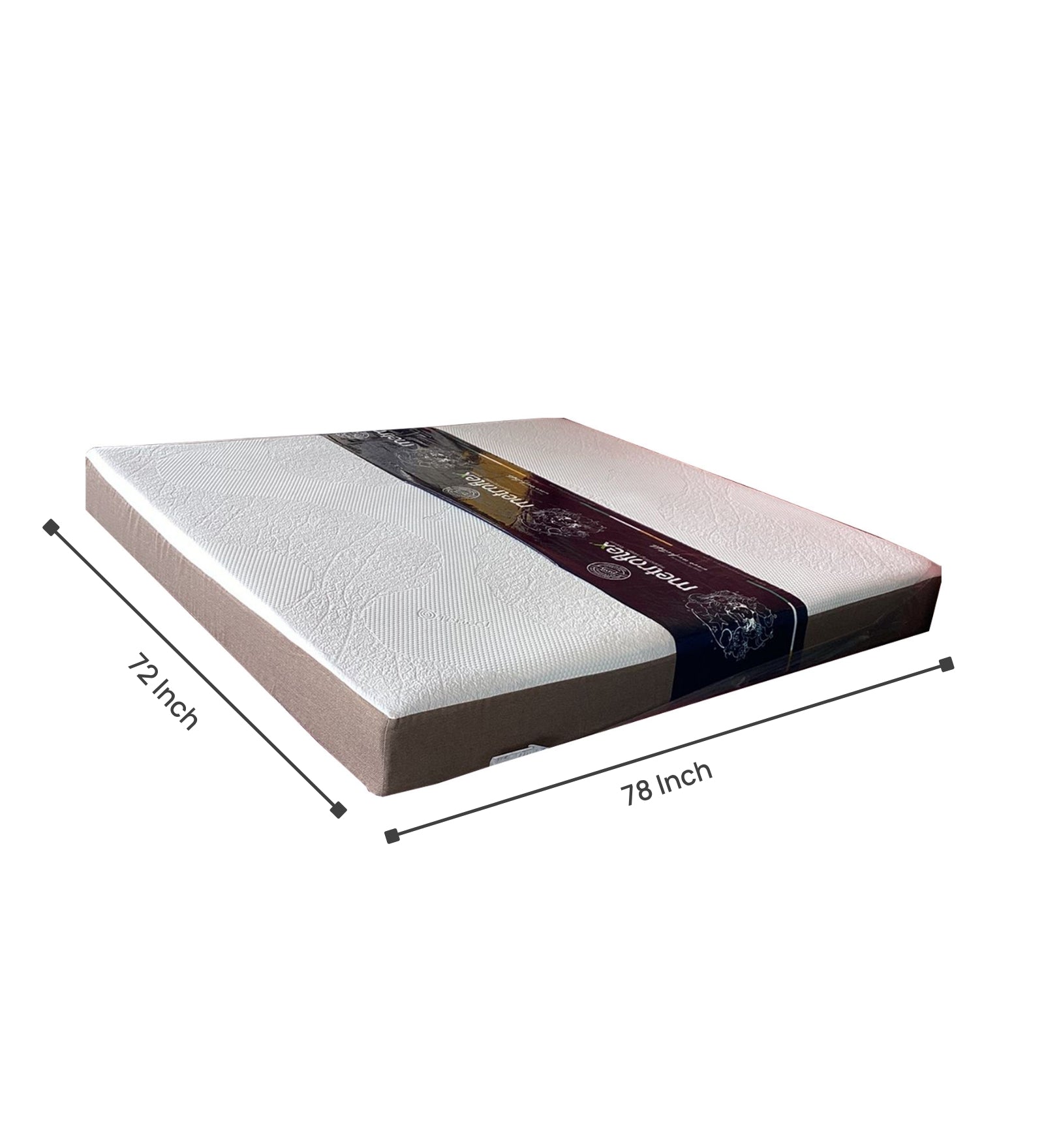 Orthopedic 8 Inches Rebonded & Latex Foam Mattress In King Size 78*72 king size Mattress - Febonic Living