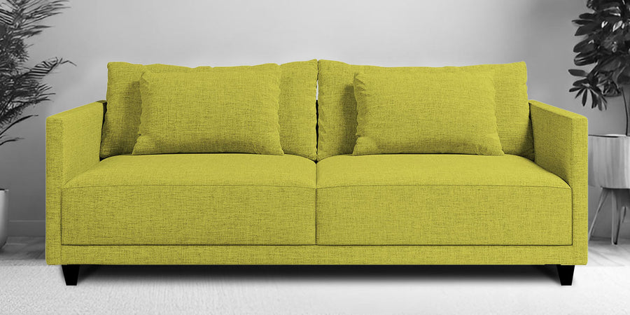 Kera Fabric 2 Seater Sofa In Parrot Green Colour - Febonic Living