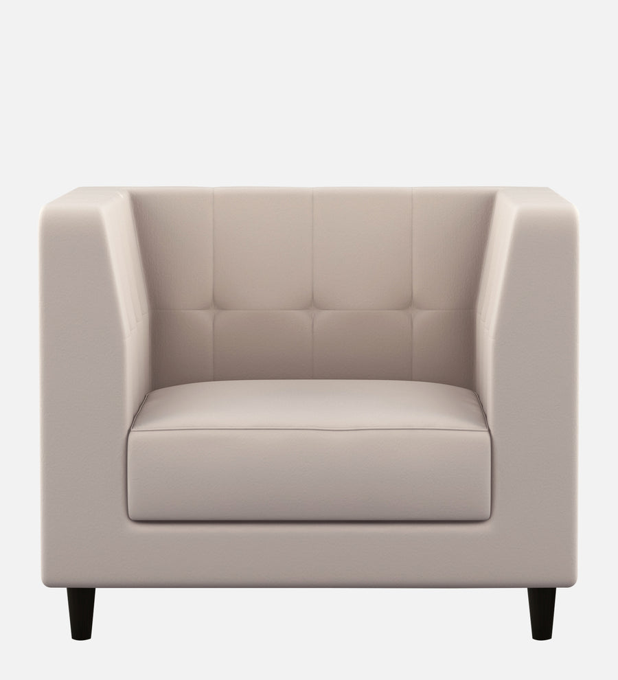 Braulia Velvet 1 Seater Sofa In Camel Beige Colour - Febonic Living