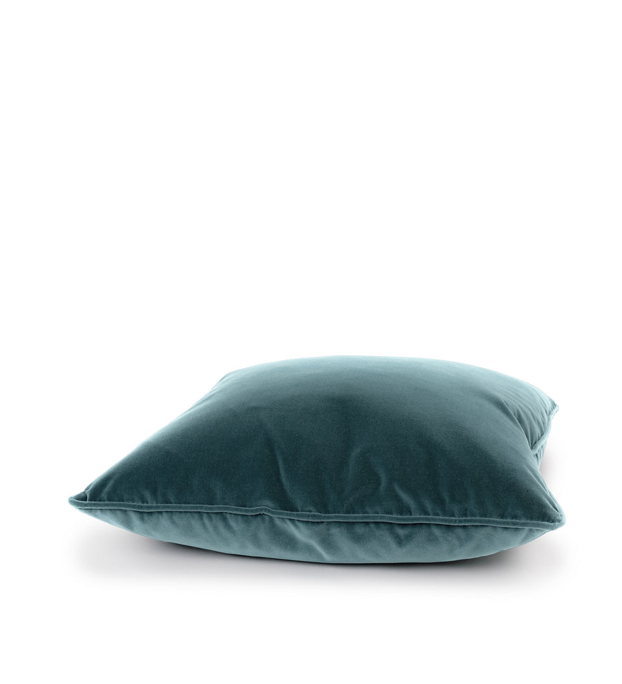 Lucca Velvet 20X20 Inches Cushion Covers Pack Of 2 In Oxford Blue Colour - Febonic Living