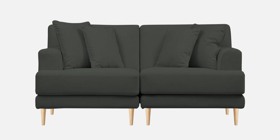 Woody Fabric 2 Seater Sofa In I Land Green Colour - Febonic Living