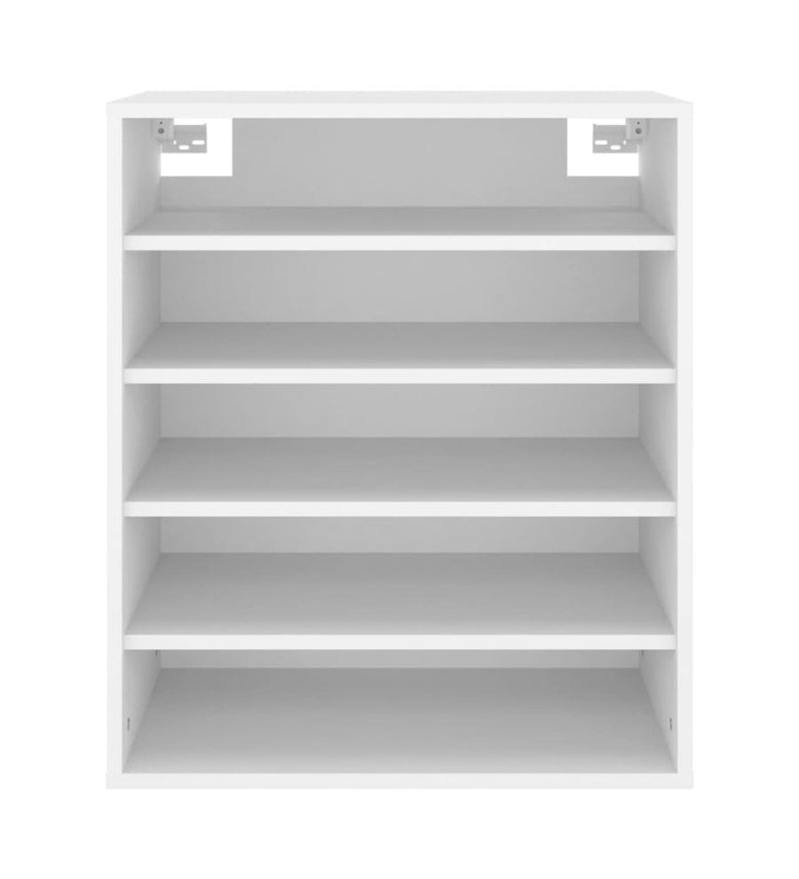 Nayeli Shoe Rack In Frosty White Finish - Febonic Living