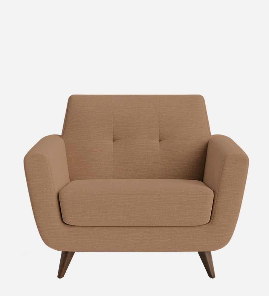 Jasmin Fabric 1 Seater Sofa In Cosmic Beige Colour - Febonic Living