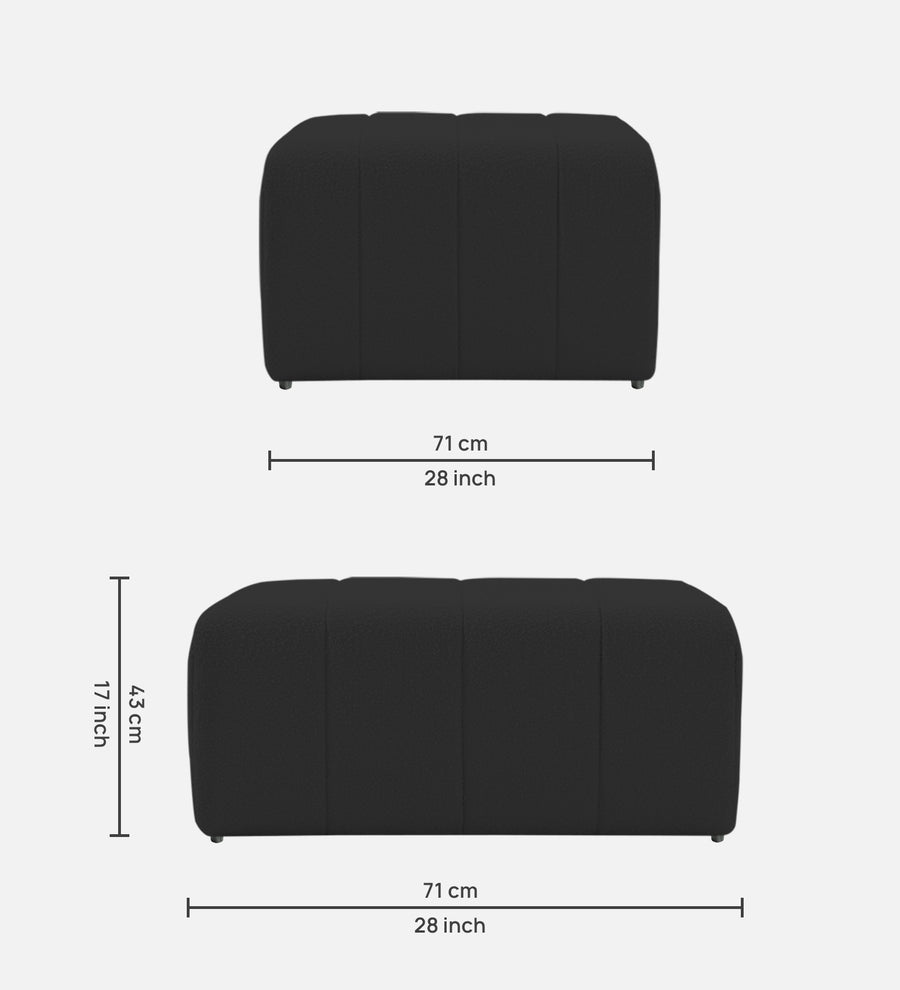 Lark Boucle Bench In Cloud Grey Colour - Febonic Living