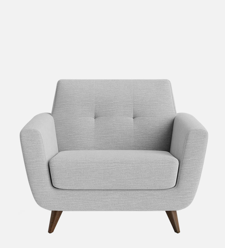 Jasmin Fabric 1 Seater Sofa In Lit Grey Colour - Febonic Living