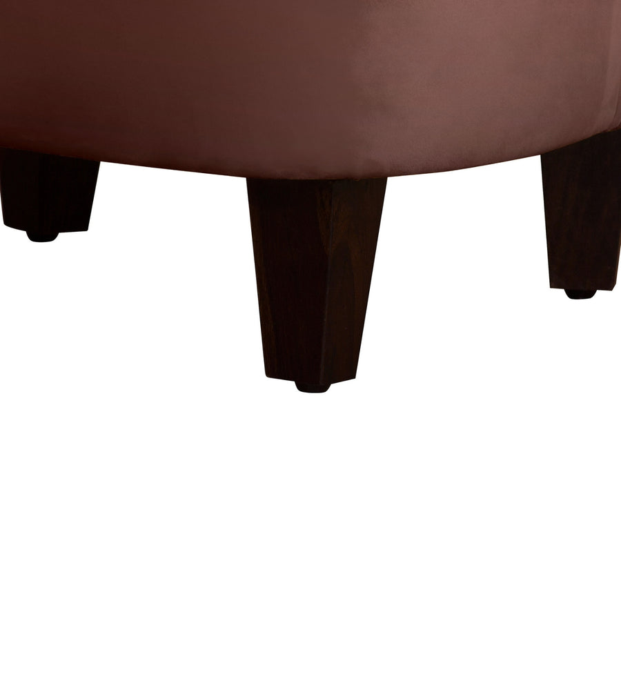 Davo Velvet Slipper Chair In Mocha Brown Colour - Febonic Living