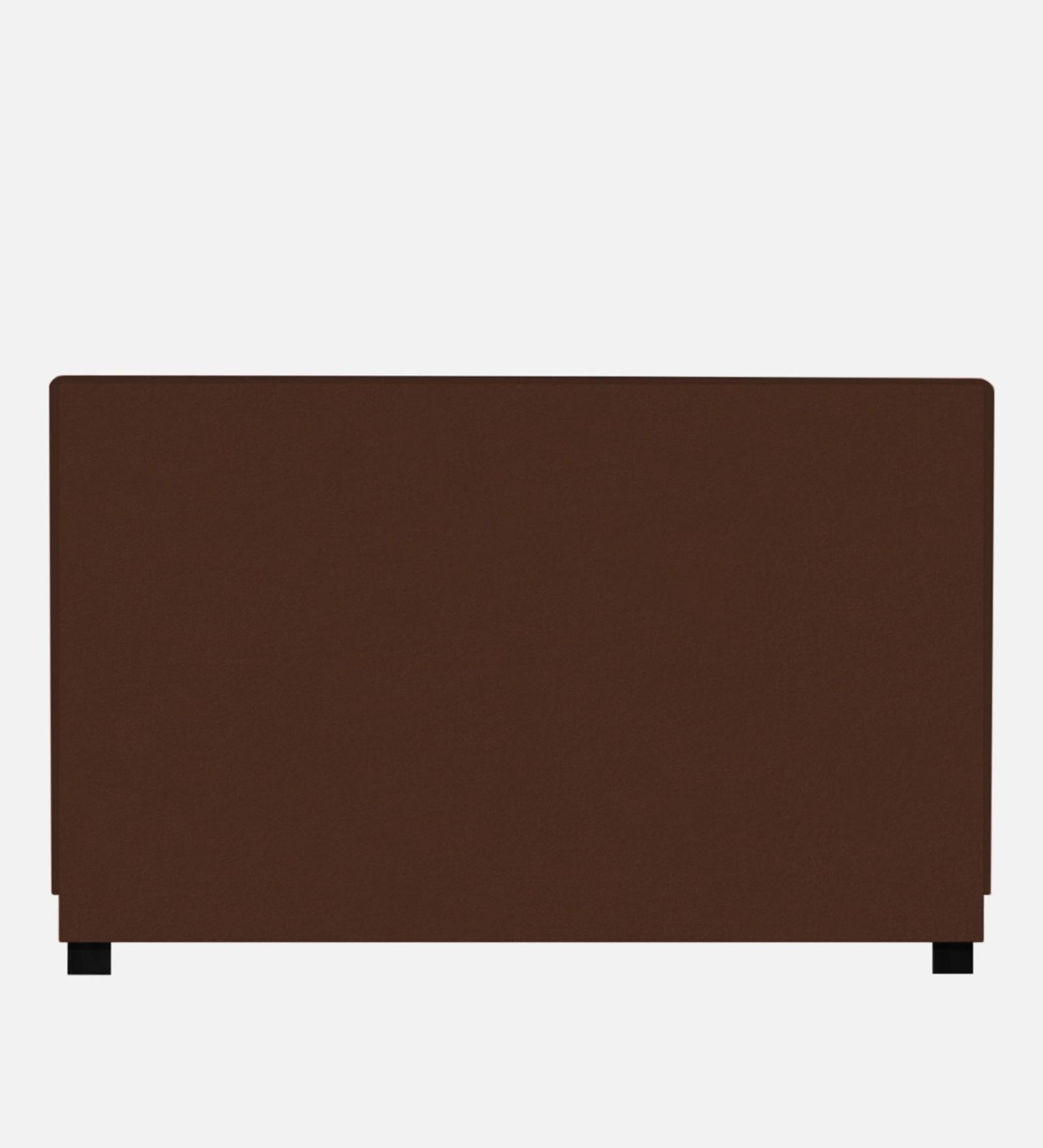 Asyra Fabric Queen Size Bed in Chocolate Brown Colour With Storage