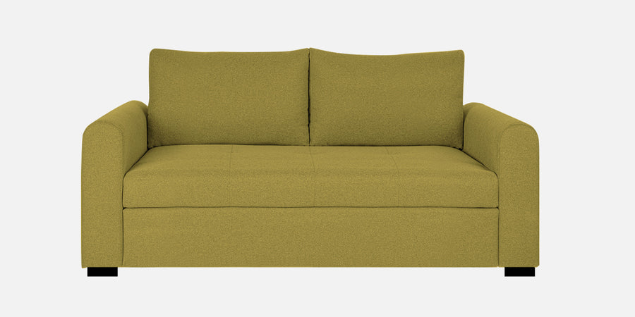 Sigma Fabric 2 Seater Sofa In Parrot Green Colour - Febonic Living
