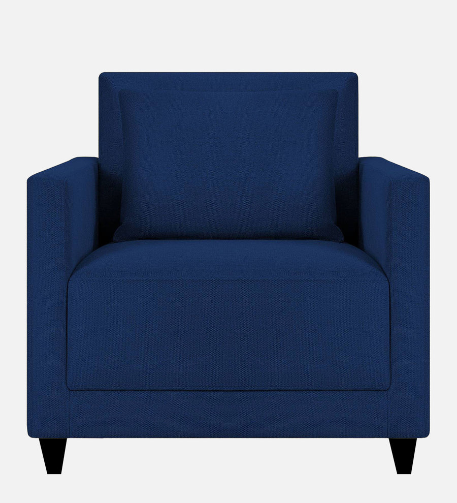 Kera Fabric 1 Seater Sofa In Royal Blue Colour - Febonic Living