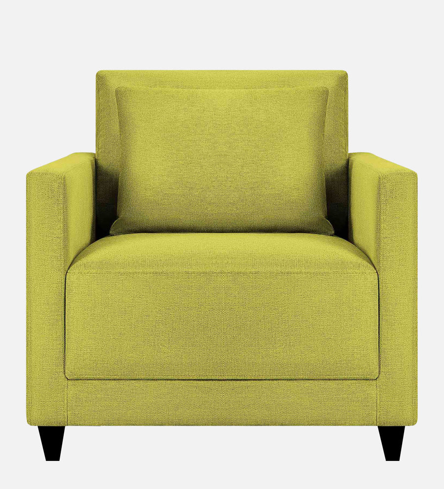 Kera Fabric 1 Seater Sofa In Parrot Green Colour - Febonic Living