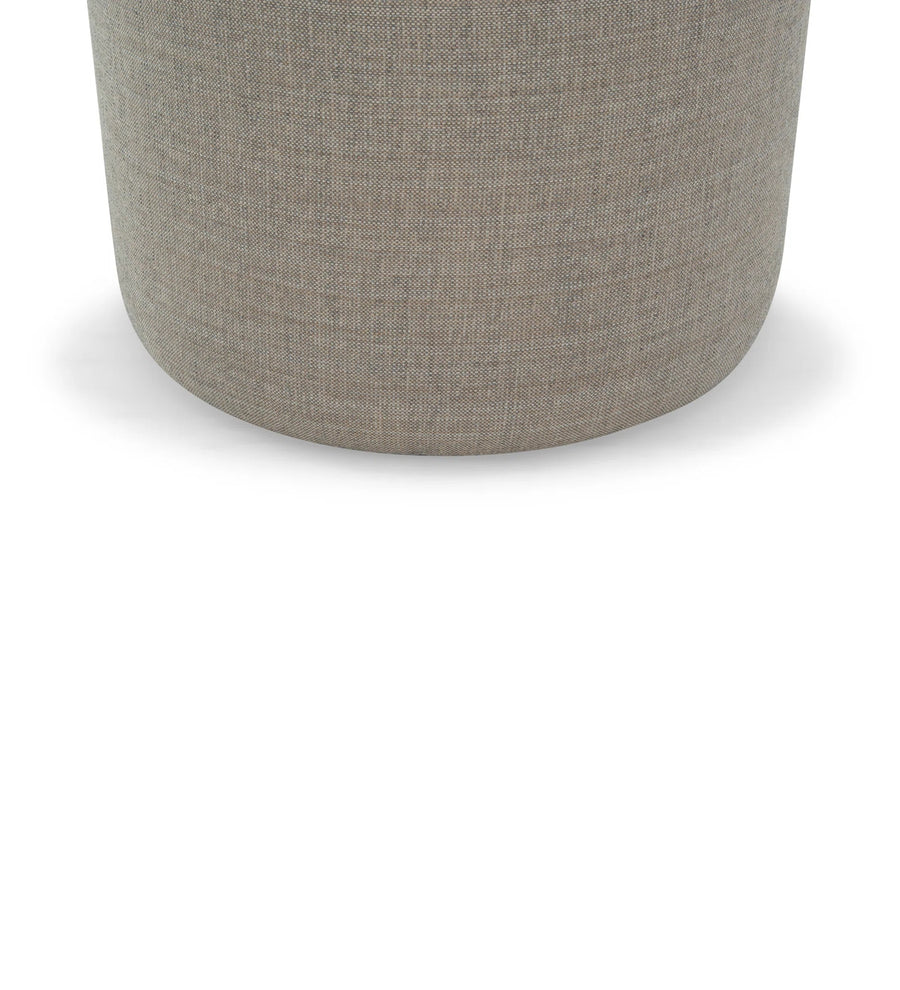 Dasa Fabric Pouffe In Ash Grey Colour - Febonic Living