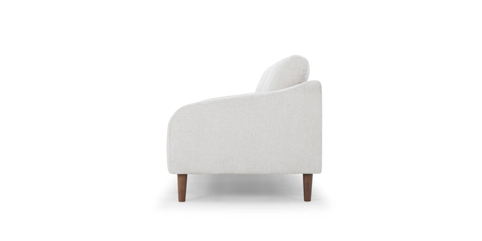 Elara Fabric 3 Seater Sofa In Ivory Cream Grey Colour