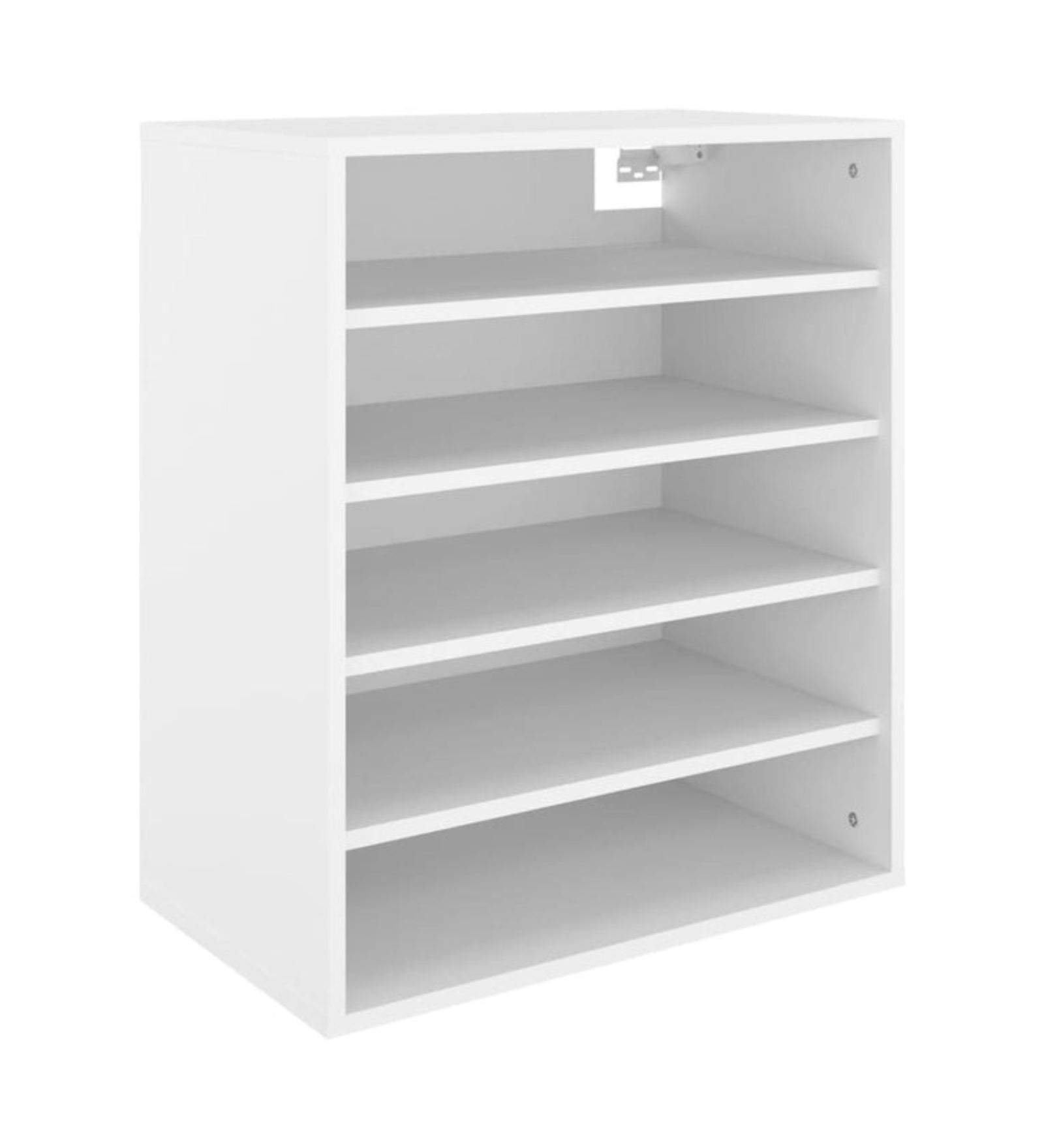 Melia Shoe Rack in Frosty White Finish