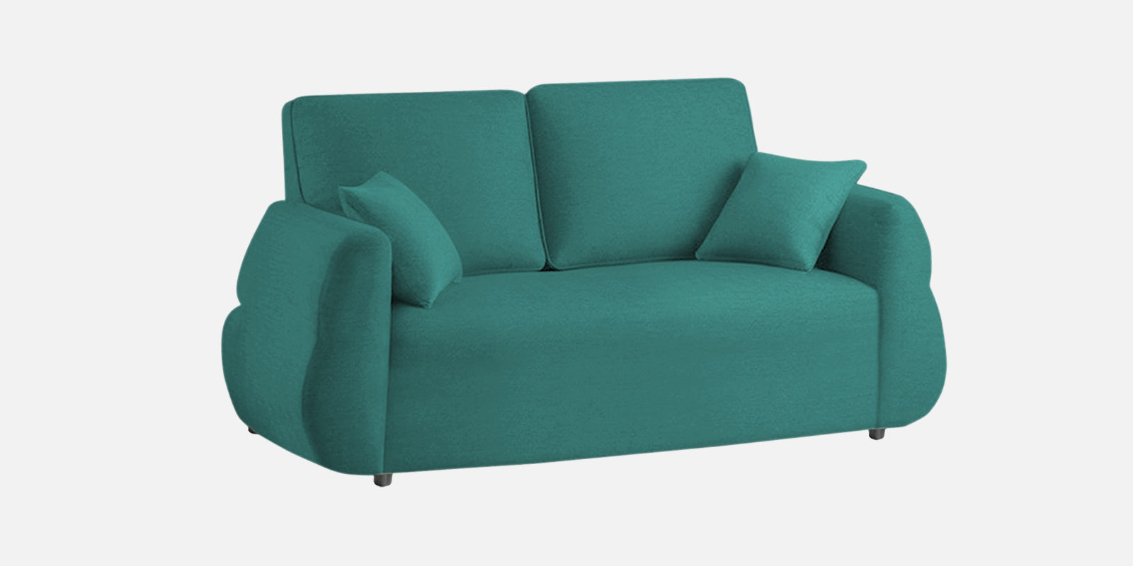 Jack Fabric 2 Seater Sofa In Sea Green Colour