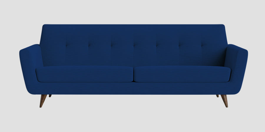 Jasmin Fabric 3 Seater Sofa In Royal Blue Colour - Febonic Living
