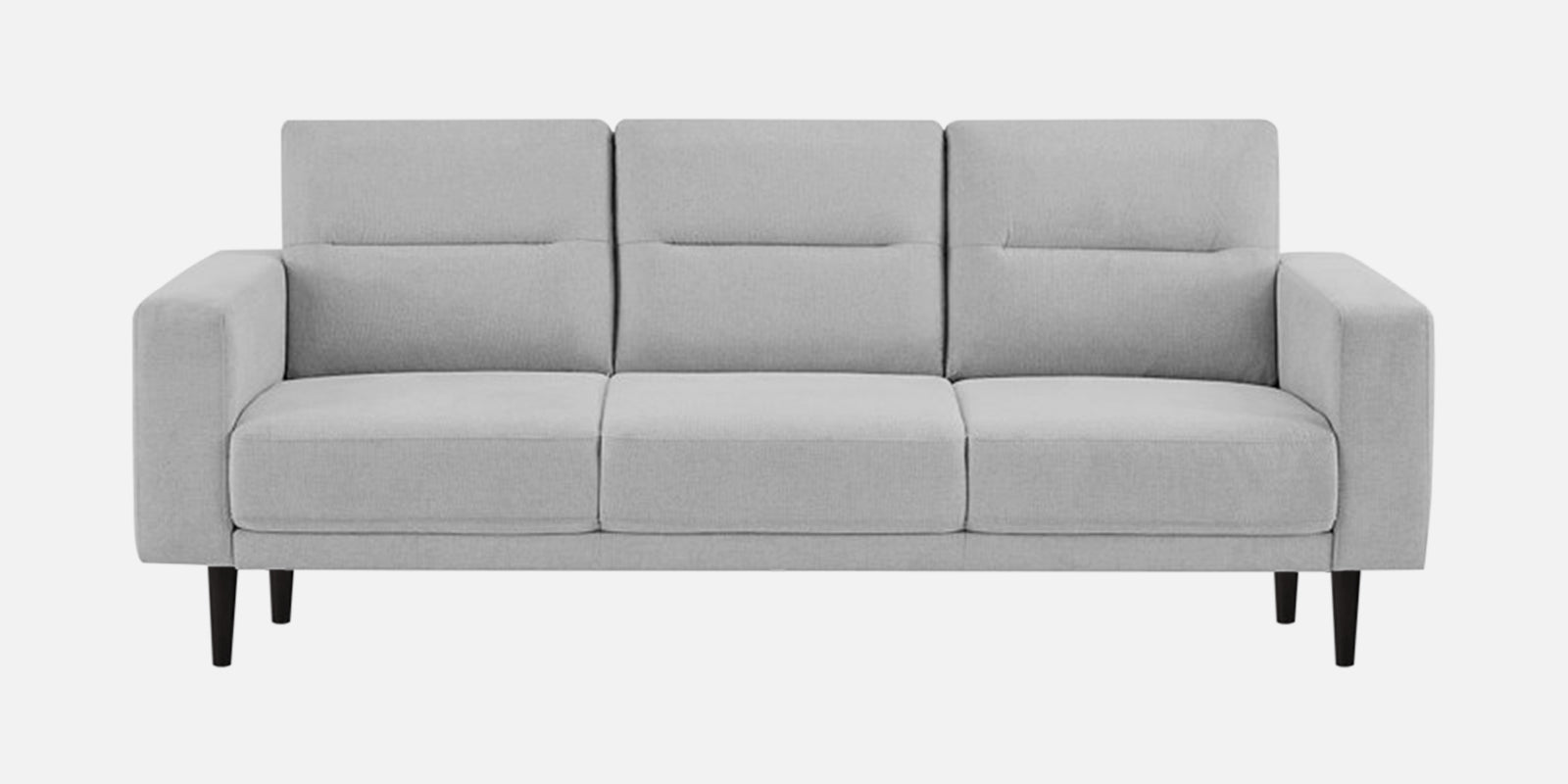 Harbel Fabric 3 Seater Sofa In Lit Grey Colour