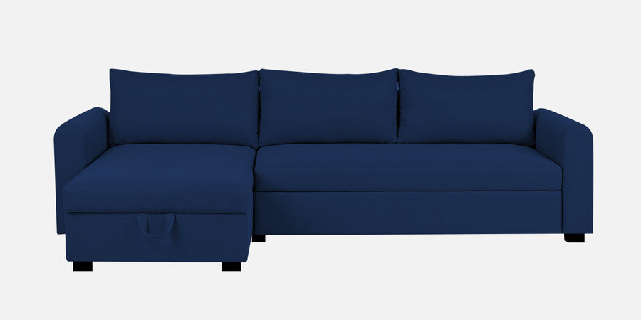 Sigma Fabric Rhs Sectional Sofa 3 Lounger In Royal Blue Colour - Febonic Living