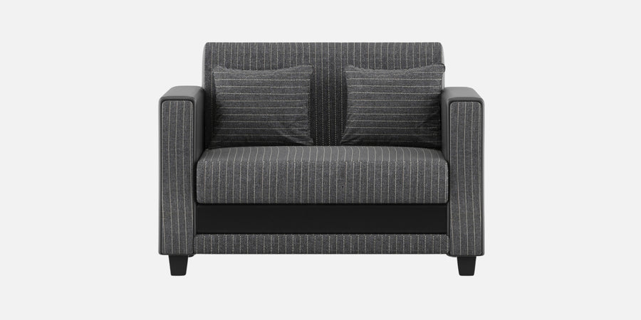 Juno Fabric 2 Seater Sofa In Lama Black Colour - Febonic Living