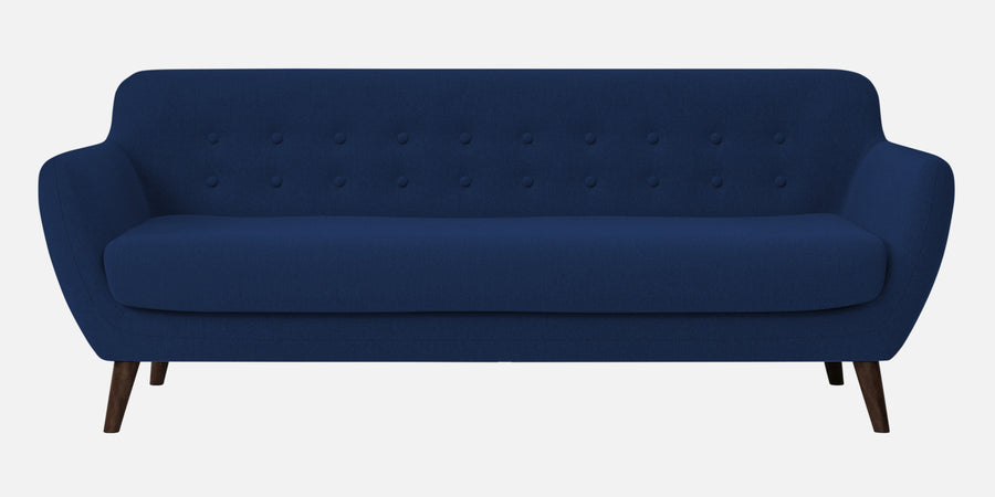 Goofy Fabric 3 Seater Sofa In Royal Blue Colour - Febonic Living