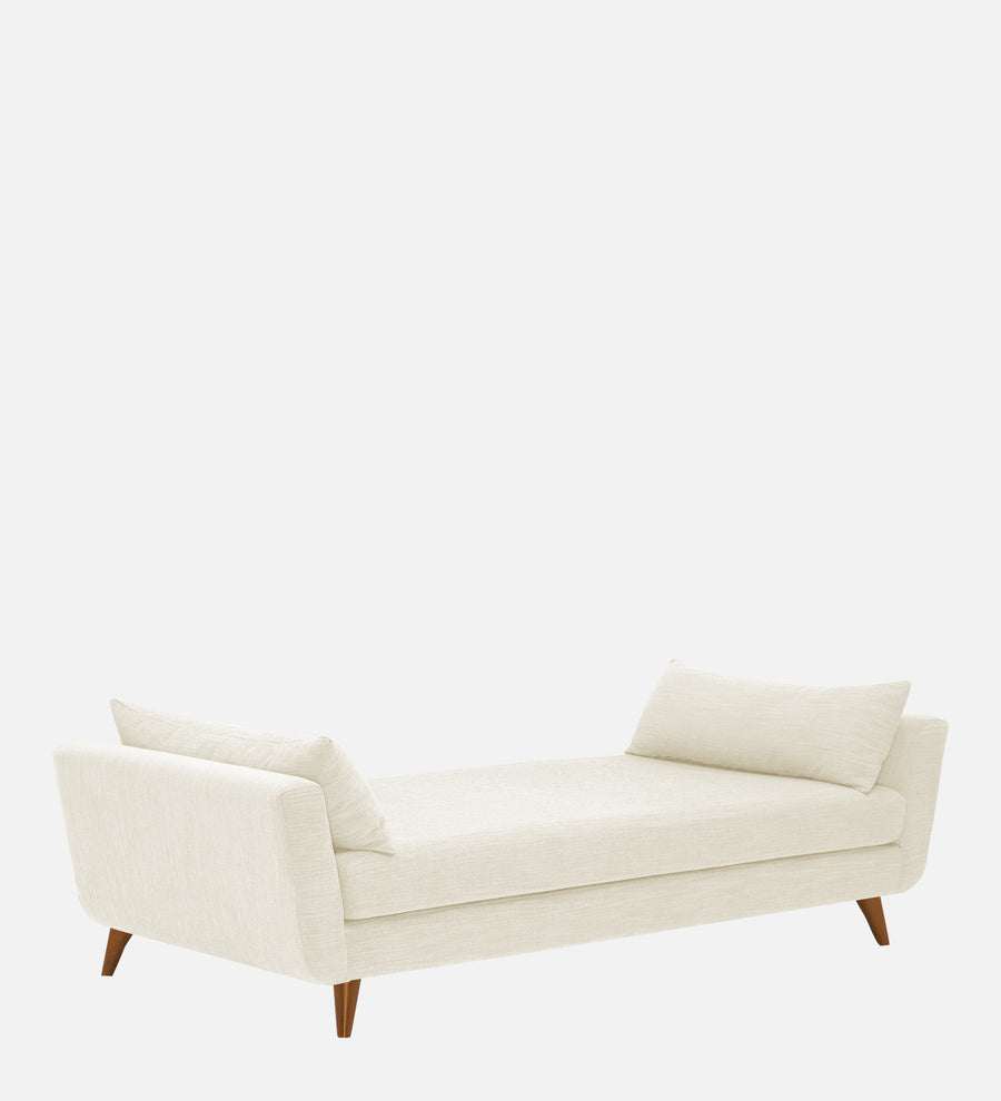 Jasmin Fabric Chaise Lounger In Ivory Cream Colour - Febonic Living