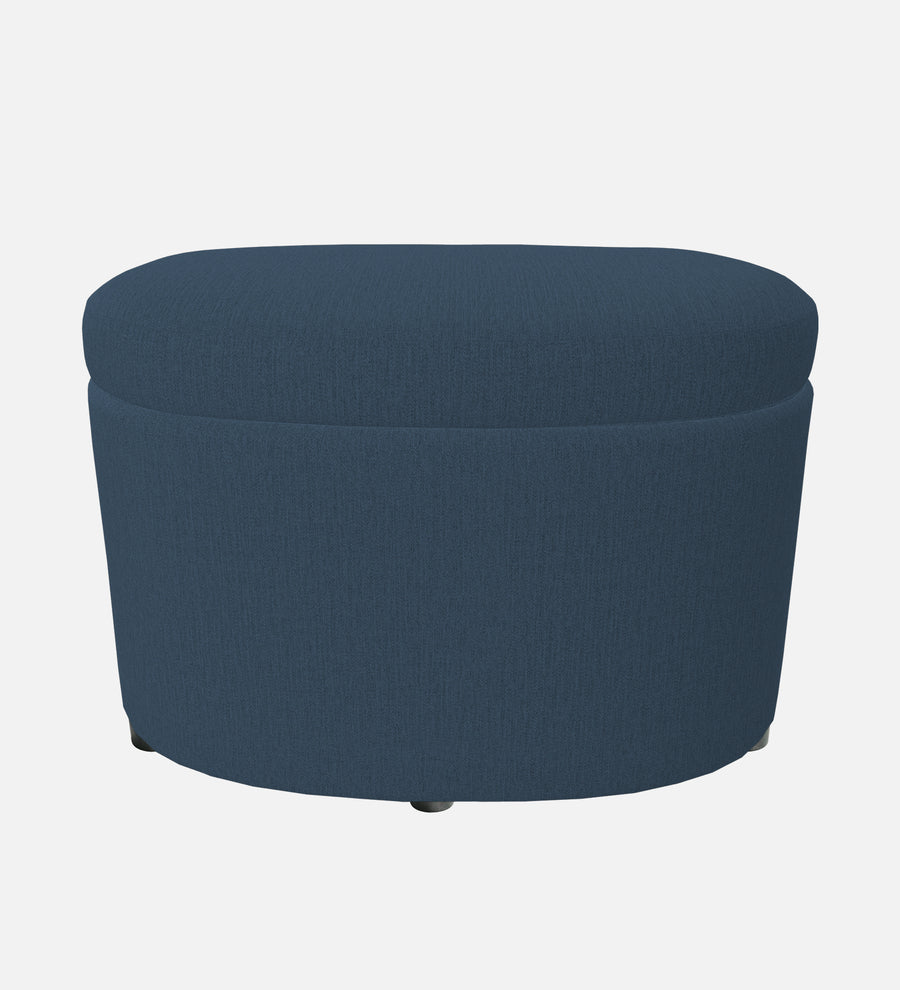 Ruggy Fabric Ottoman In Light Blue Colour With Storage - Febonic Living