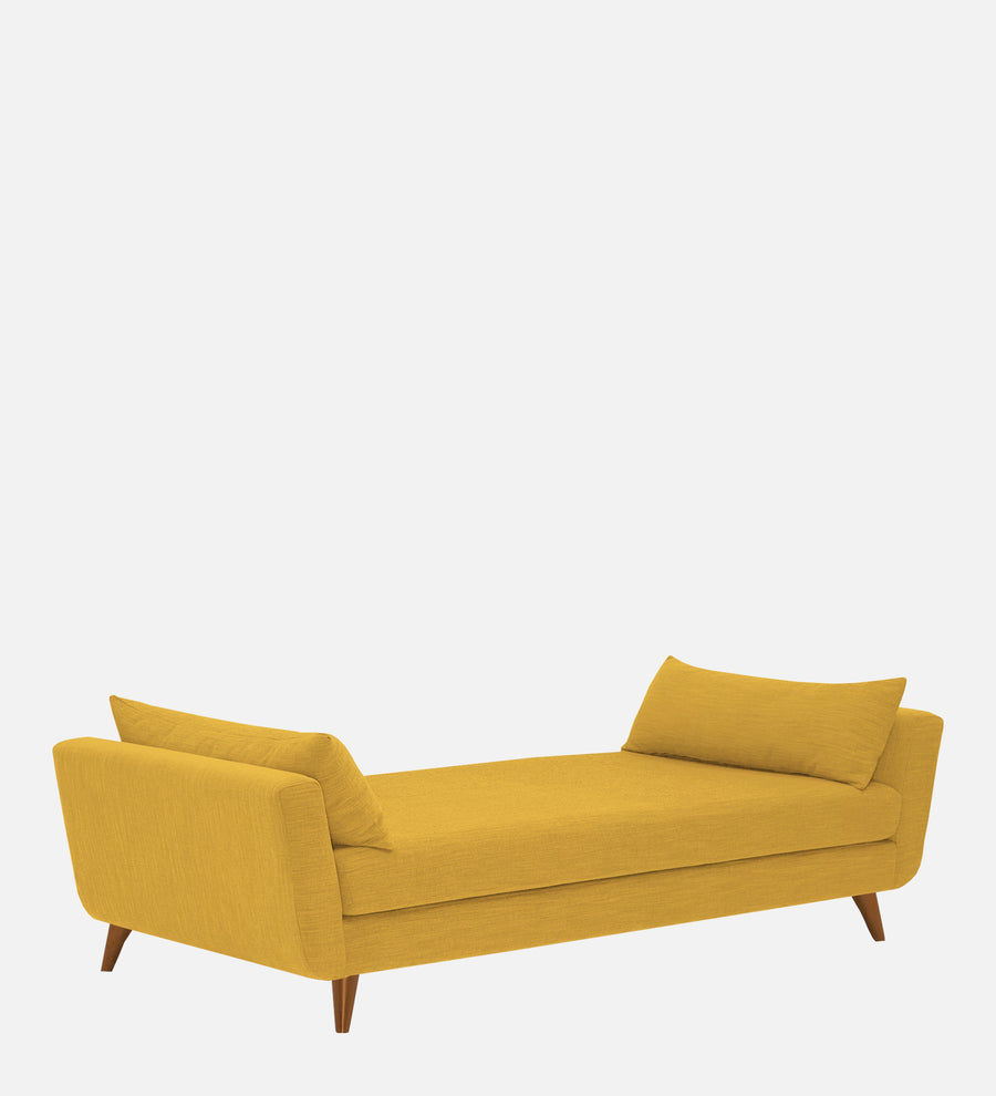 Jasmin Fabric Chaise Lounger In Bold Yellow Colour - Febonic Living