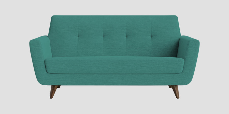 Jasmin Fabric 2 Seater Sofa In Sea Green Colour - Febonic Living