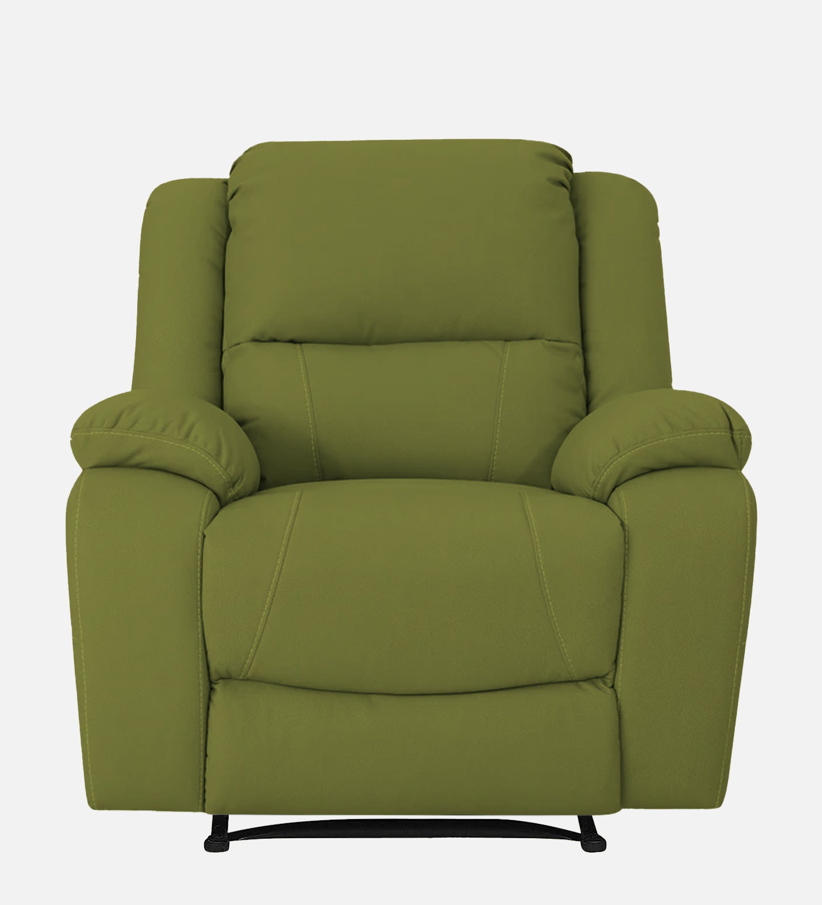 Adley Fabric Manual 1 Seater Recliner In Lime Green Colour