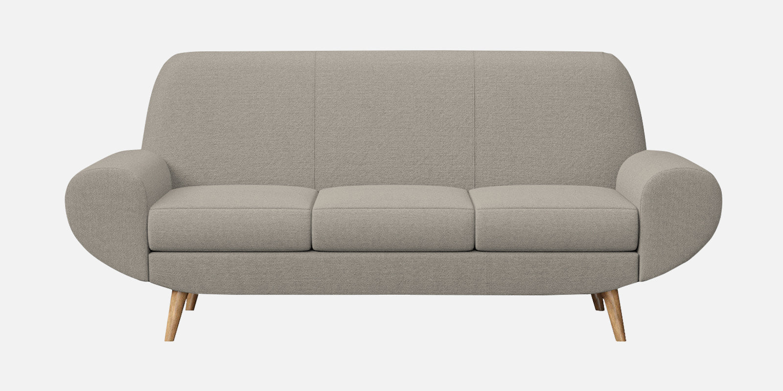 Jessy Fabric 3 Seater Sofa in Ash Grey Colour