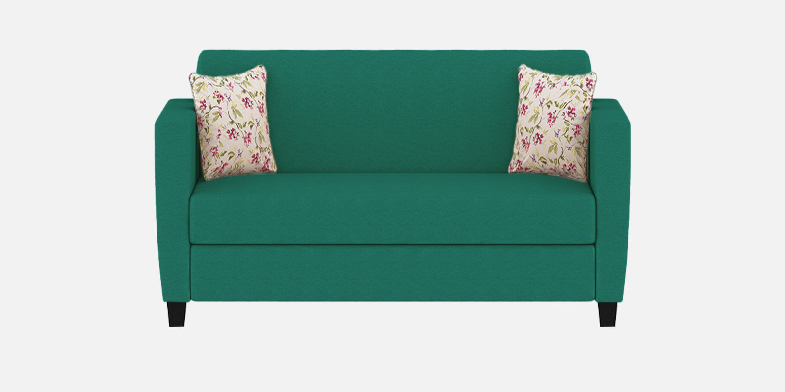 Gozi Fabric 2 Seater Sofa In Sea Green Colour