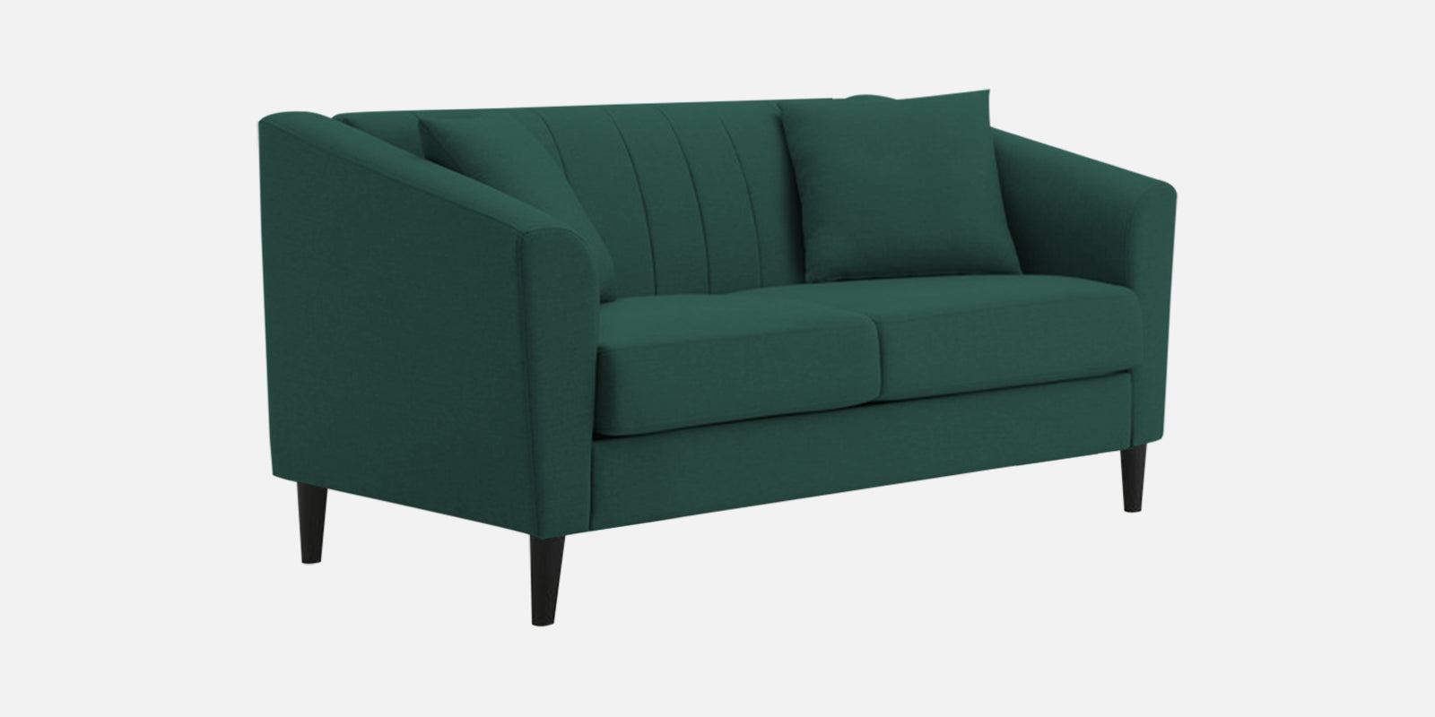 Polon Fabric 2 Seater Sofa In Sage Green Colour