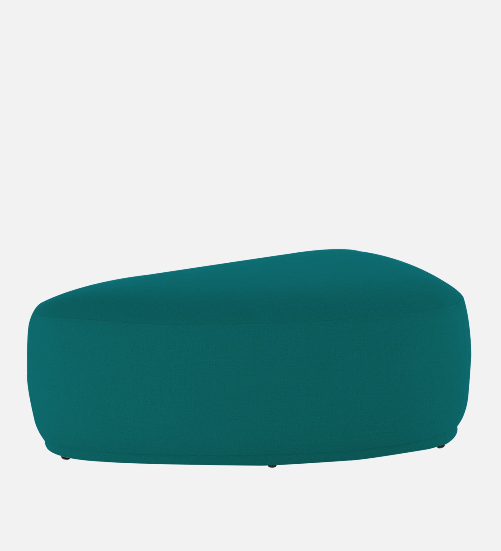 Nona Fabric Pouffe In Sea Green Colour