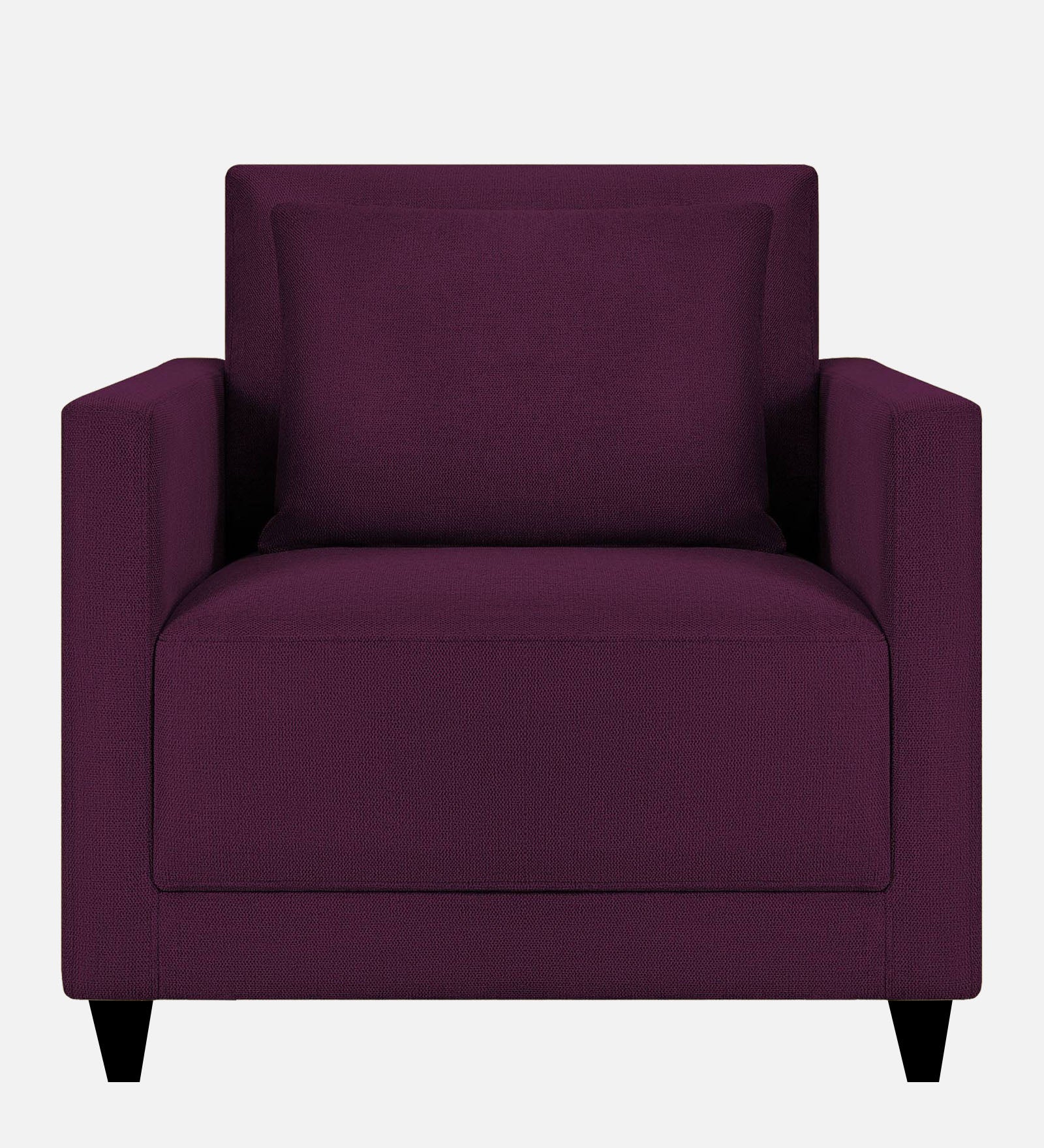 Kera Fabric 1 Seater Sofa in Greek Purple Colour