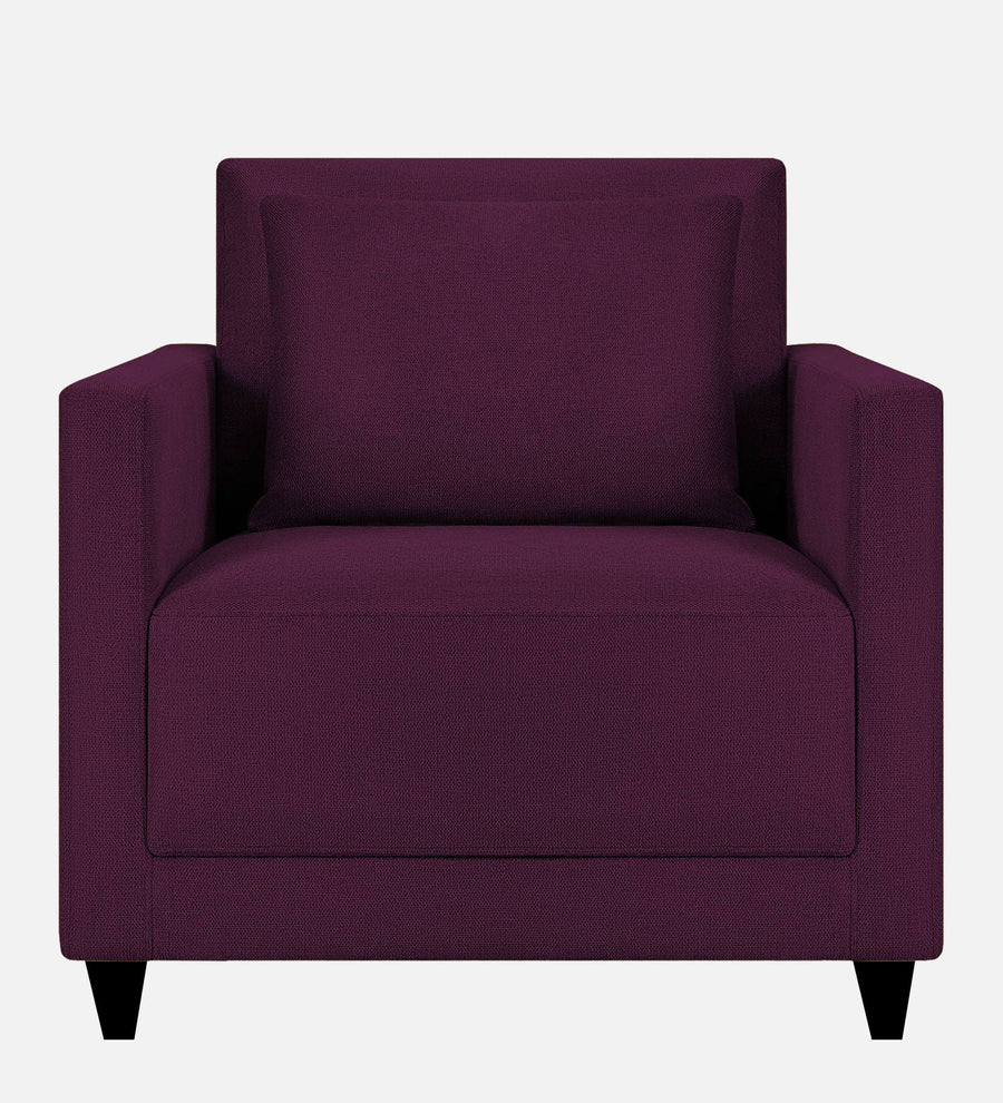 Kera Fabric 1 Seater Sofa In Greek Purple Colour - Febonic Living
