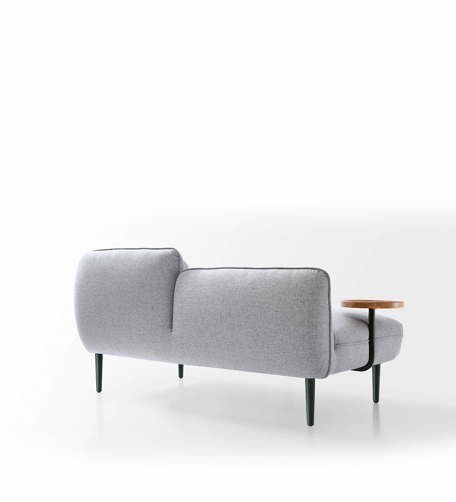 Clark Fabric Lhs Chaise Lounger In Lit Grey Colour - Febonic Living