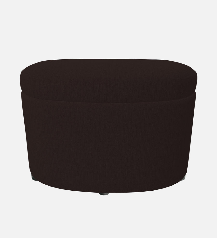 Ruggy Fabric Ottoman In Cara Brown Colour With Storage - Febonic Living