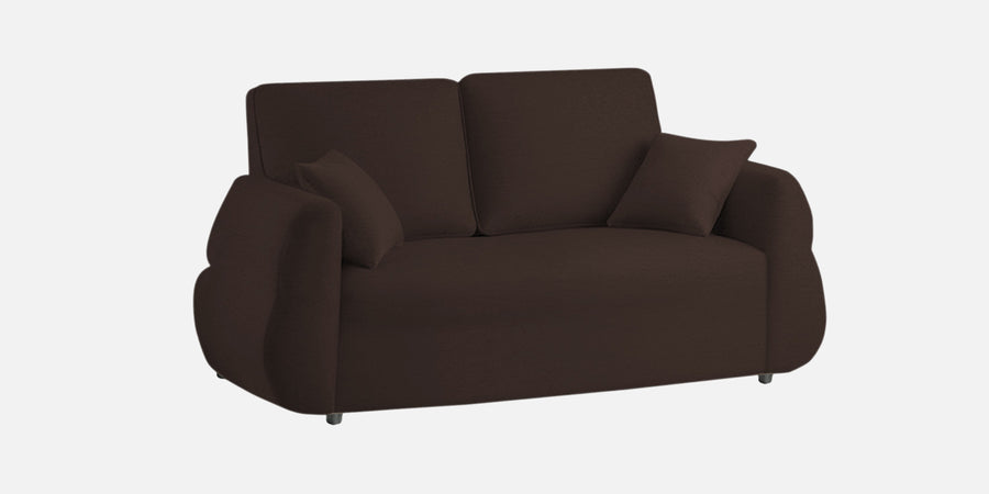 Jack Fabric 2 Seater Sofa In Coffee Brown Colour - Febonic Living