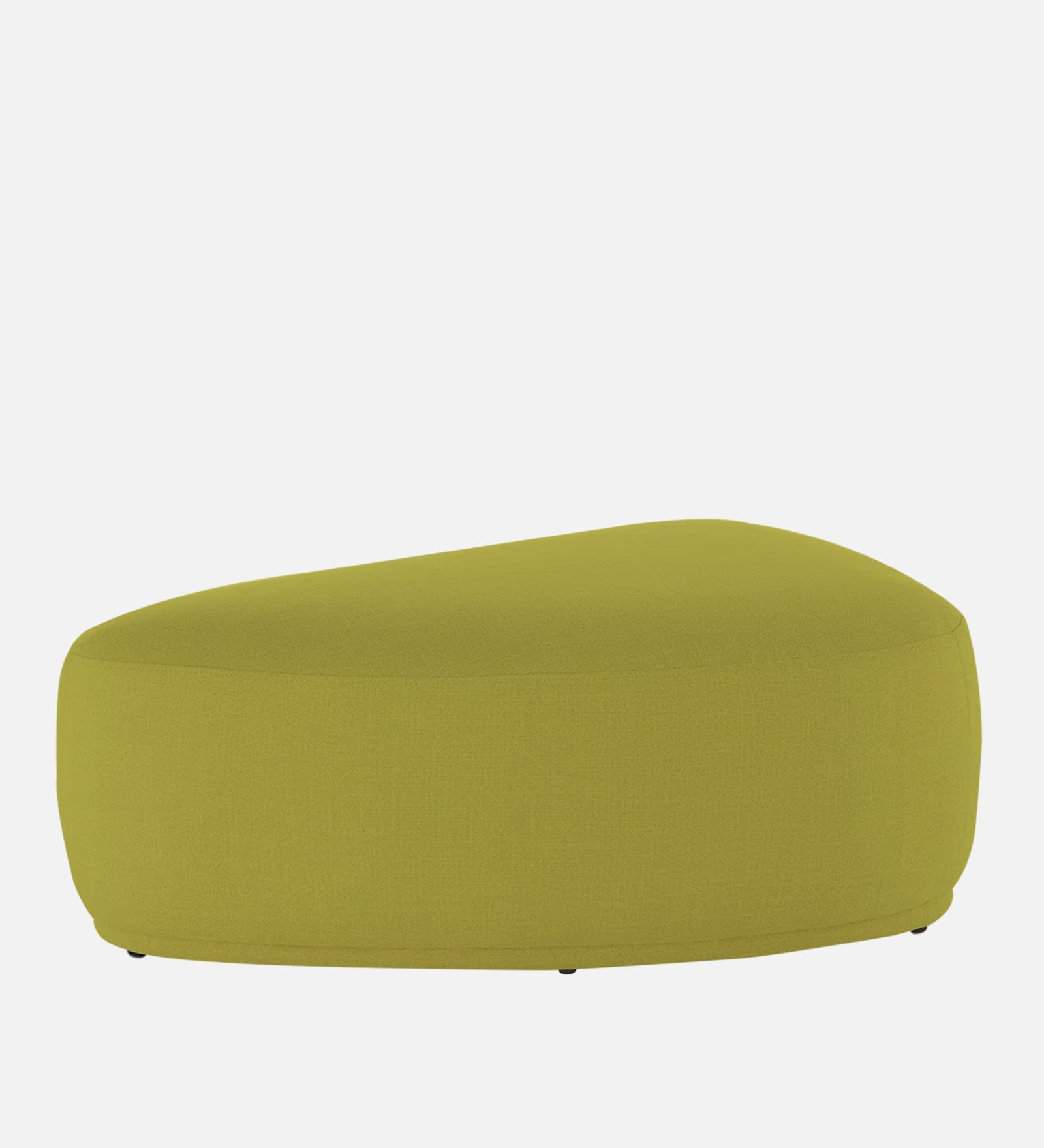 Nona Fabric Pouffe In Parrot Green Colour