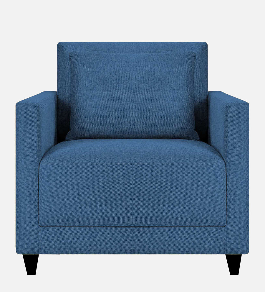 Kera Fabric 1 Seater Sofa In Light Blue Colour - Febonic Living