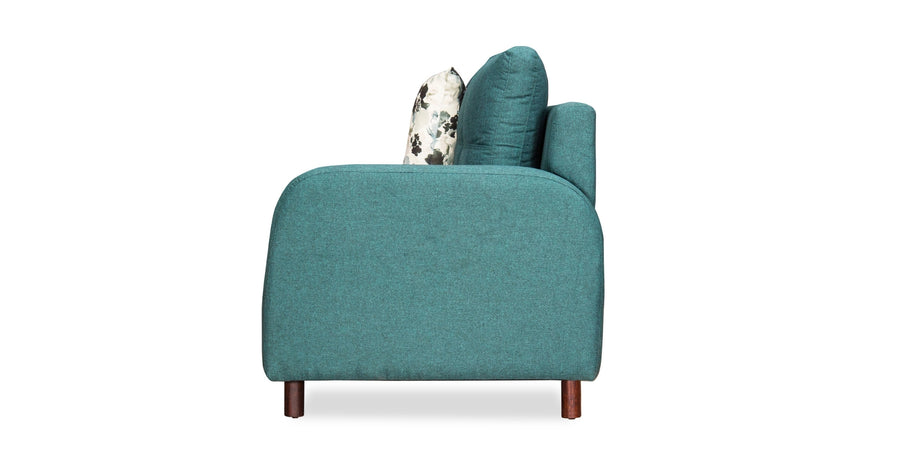 Sadie Fabric 8 Seater Corner Sofa In Sea Green Colour - Febonic Living
