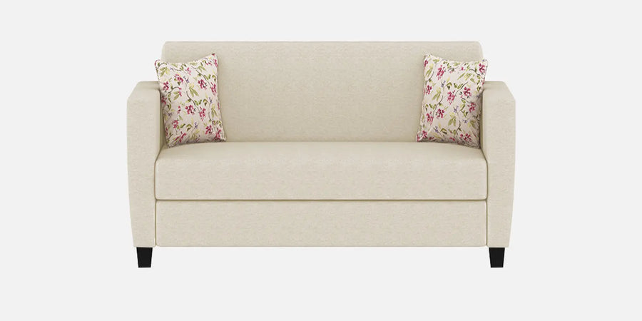 Gozi Fabric 2 Seater Sofa In Ivory Cream Colour - Febonic Living