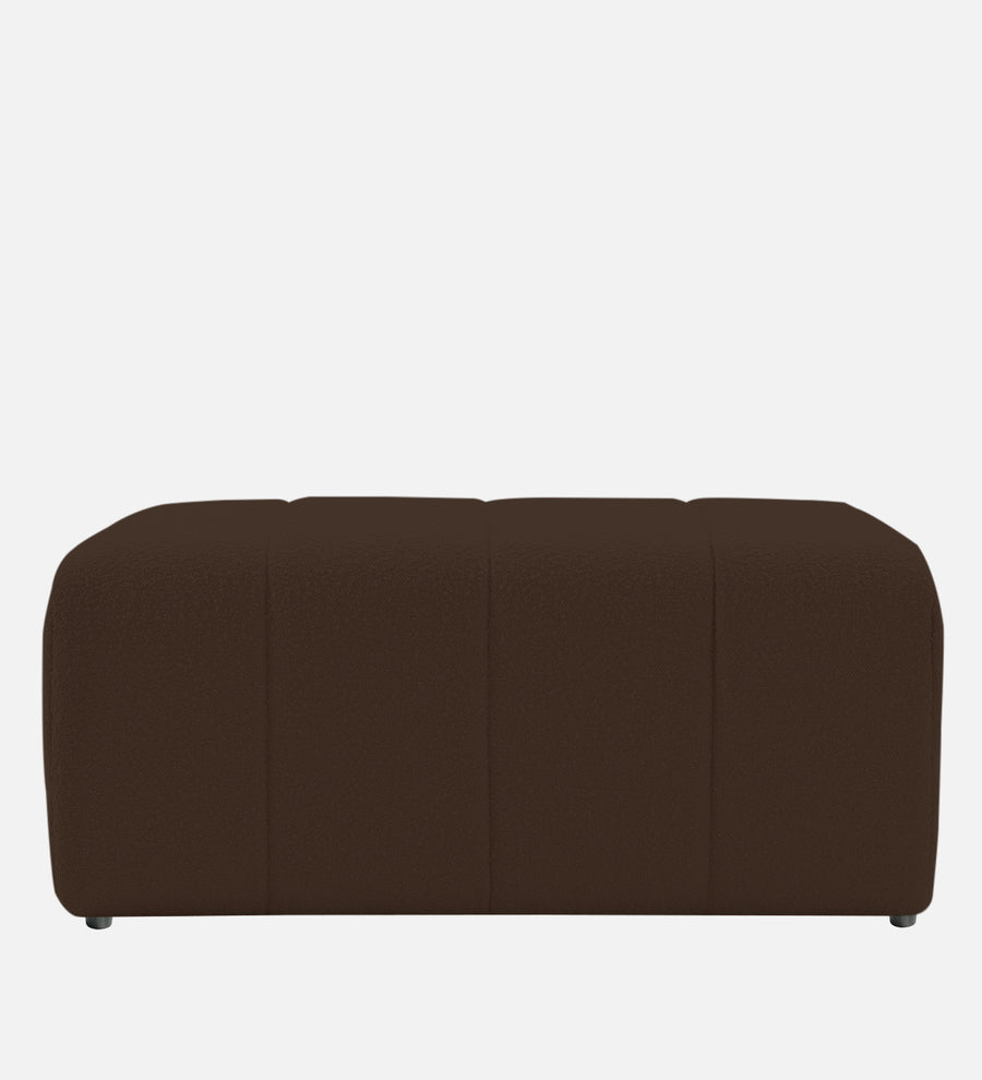 Lark Boucle Bench In Bringo Brown Colour - Febonic Living