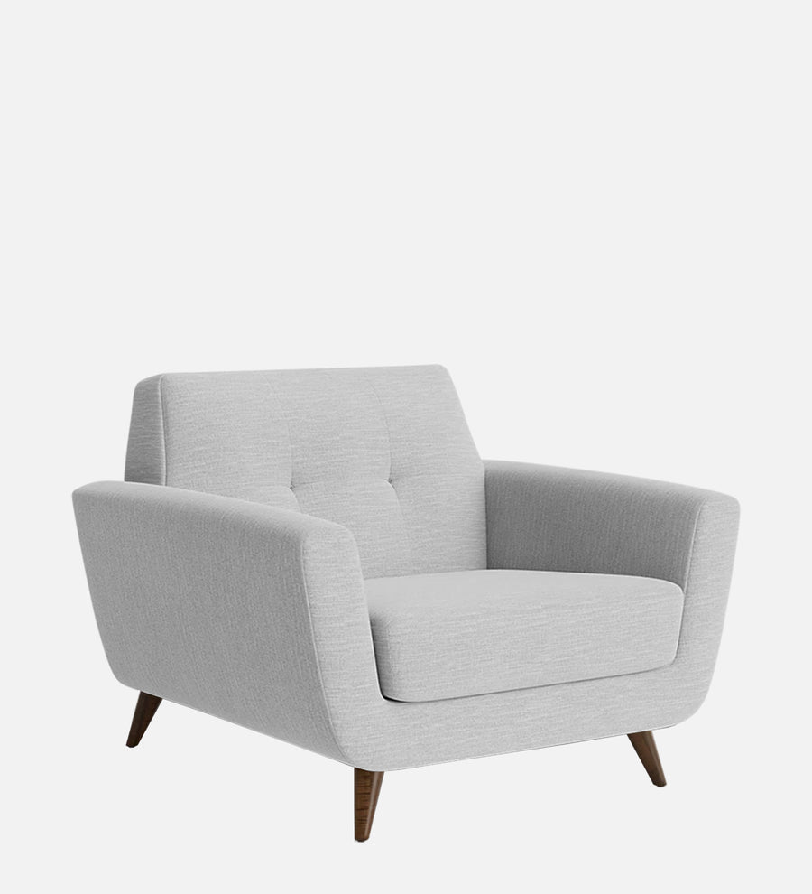 Jasmin Fabric 1 Seater Sofa In Lit Grey Colour - Febonic Living