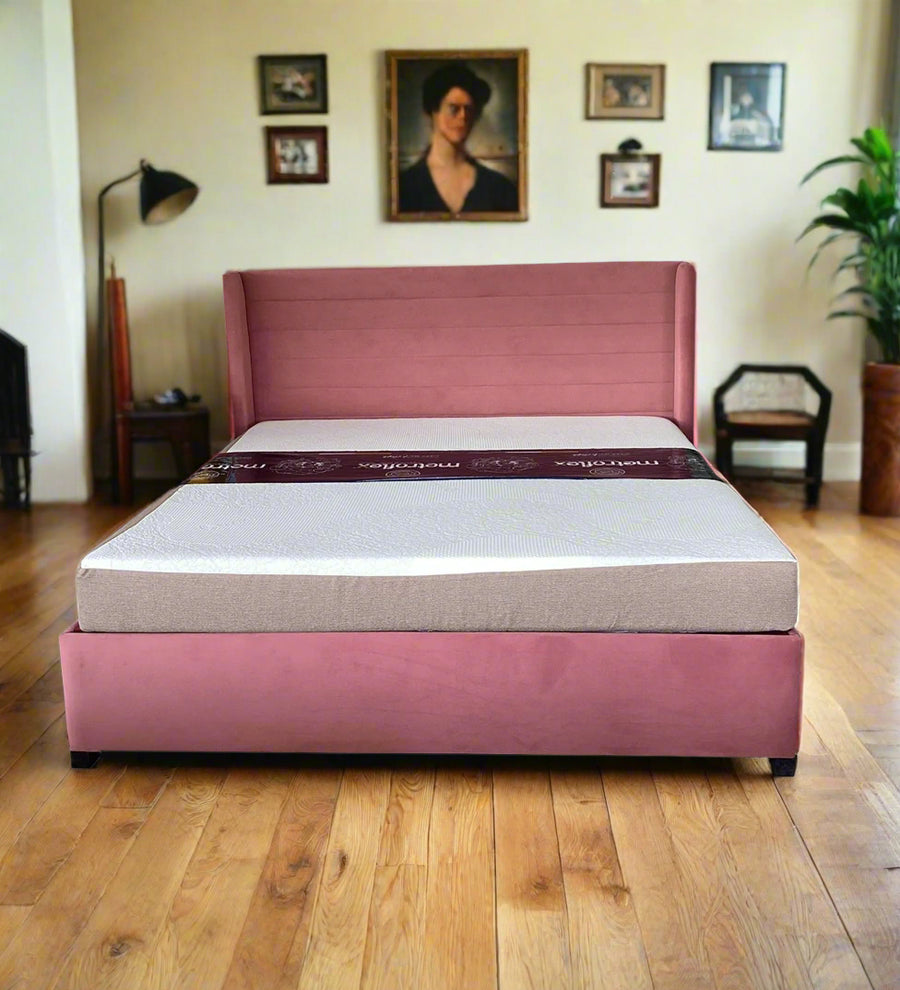 Orthopedic 8 Inches Rebonded Latex Foam Mattress - King Size 78x72 King Size Mattress by Febonic Living
