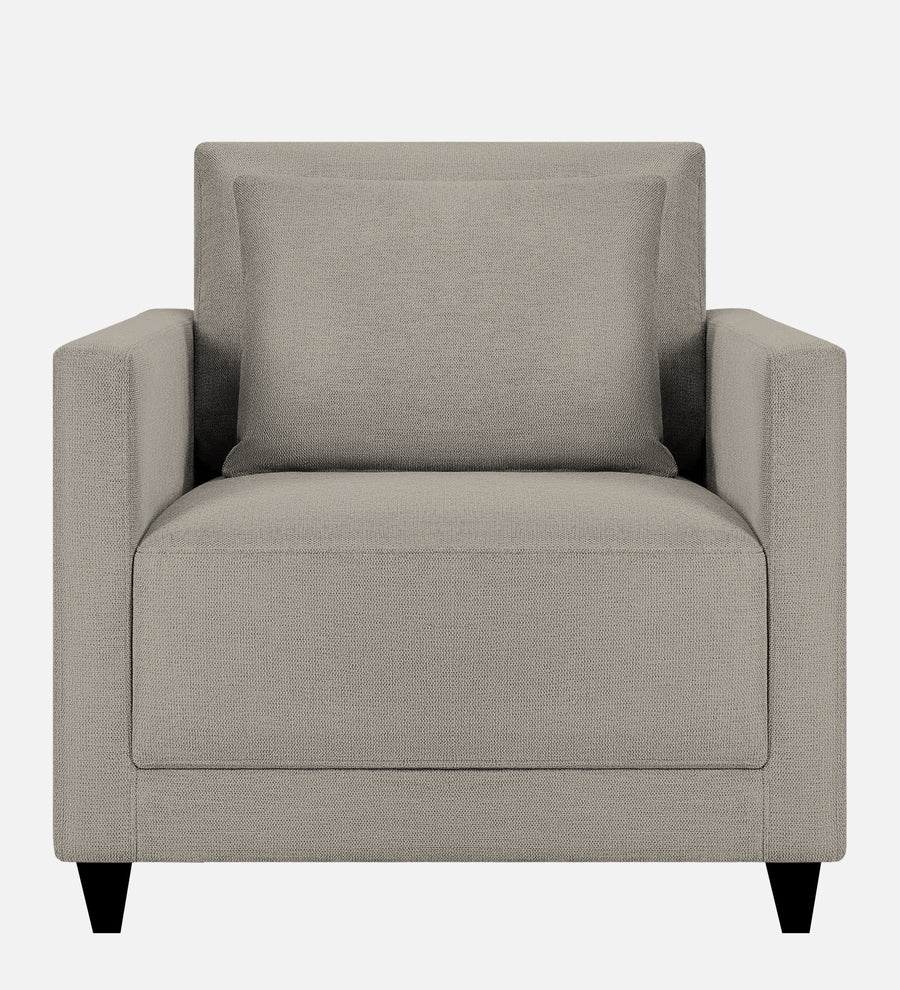 Kera Fabric 1 Seater Sofa In Ash Grey Colour - Febonic Living