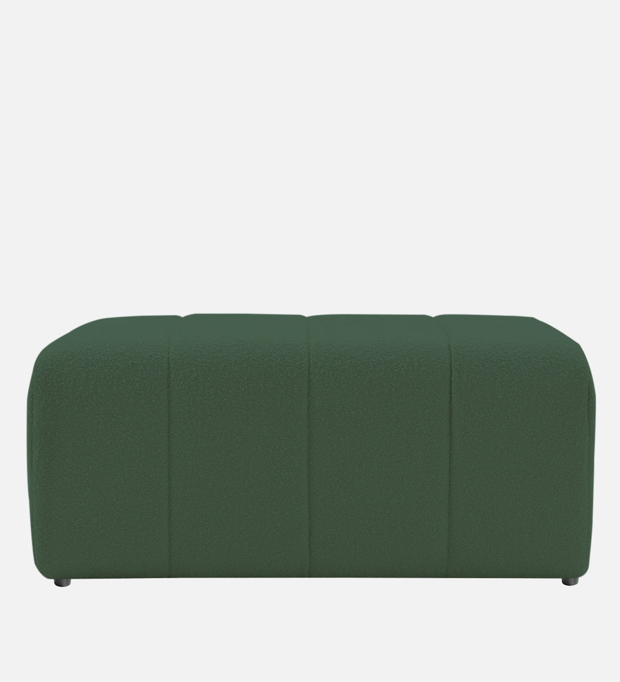 Lark Boucle Bench In Bottle Green Colour - Febonic Living