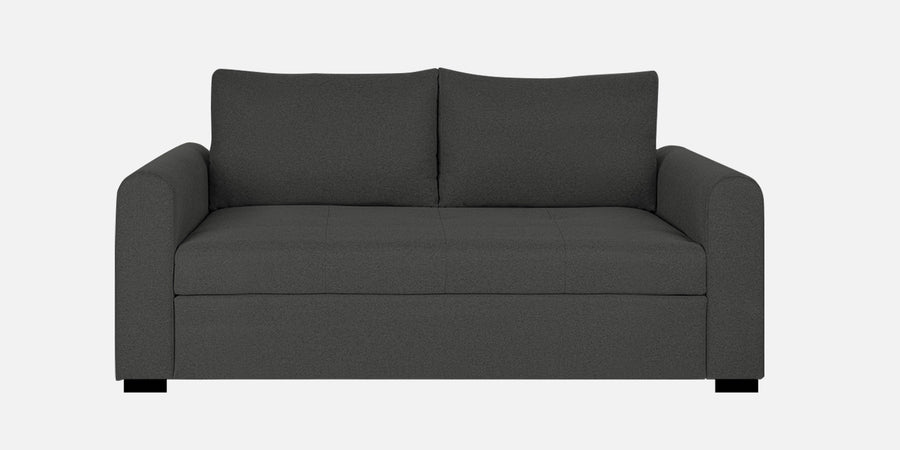 Sigma Fabric 2 Seater Sofa In Charcoal Grey Colour - Febonic Living