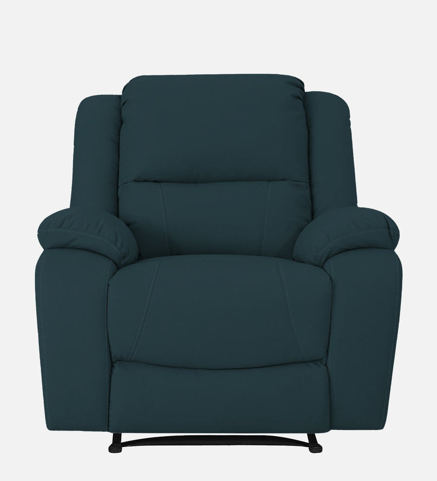Adley Fabric 1 Seater Motorized Recliner In Harbour Blue Colour - Febonic Living